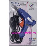 Pistol de lipit cu bare silicon cald-20W (GL-806 B) - www.lutek.ro